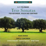 2013 – Telemann: Trio Sonatas for Recorder, Violin and Continuo